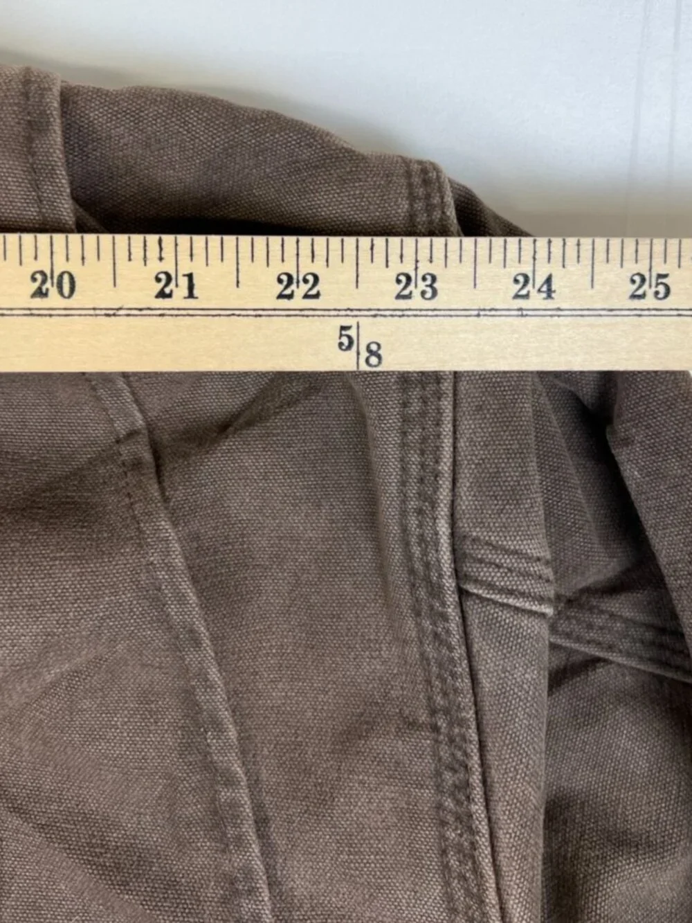 Vintage Carhartt Men 2XL Made in USA Sandstone Chore Coat Brown C58 CHT Blanket - Picture 11 of 11
